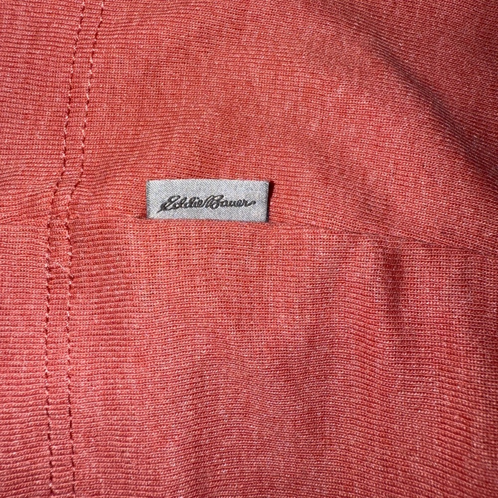 Eddie Bauer Dark Coral Long Sleeve Crewneck T-Shirt | Women’s Size Small - Picture 6 of 7